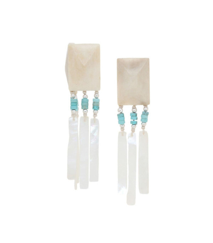 Pendiente milos nature bijoux 2