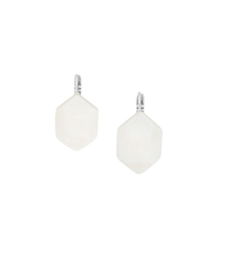 Pendiente pacifique hexagone nacre nature bijoux 2