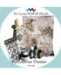Madera KIT PORTA VELAS MONTEJO + VÍDEO TUTORIAL ACADEMIA CREATIVA MONTEJO 1
