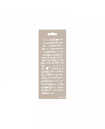 Stencils Cadence 10X25cm TEXTO ANTIGUO 2 1