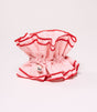 Scrunchie maxi chouchou carreaux rose-blanc 1