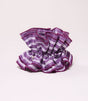 Scrunchie maxi chouchou carreaux violet-blanc 1