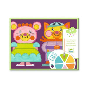 Pintura con paleta los mofletudos djeco 1