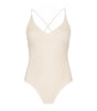 Bañador simoa plunge one piece cream barts amsterdam 1