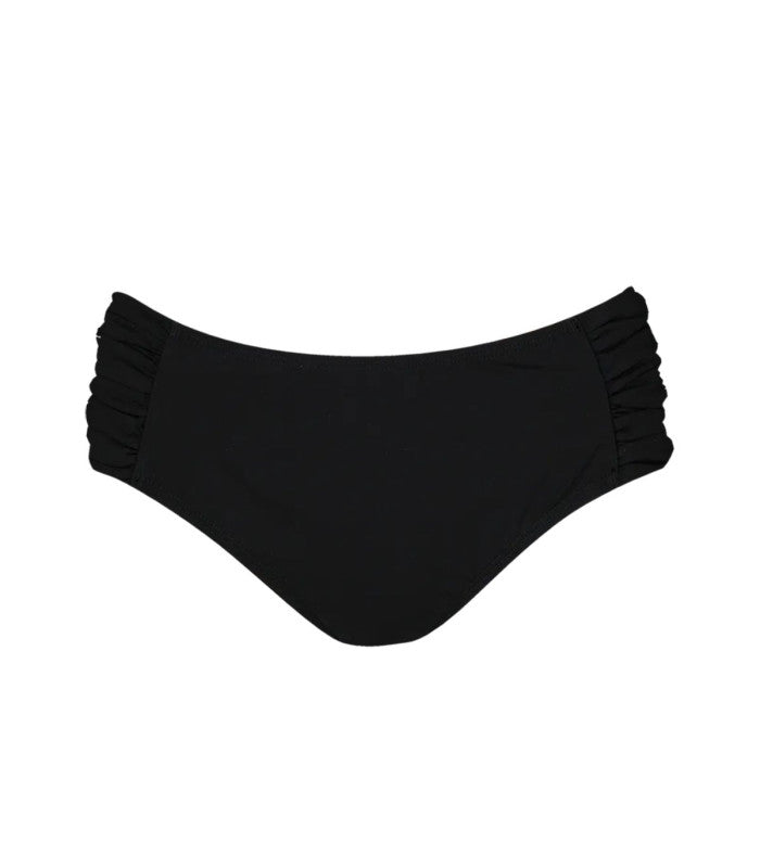 Braguita bikini solid mid waist briefs black barts amsterdam 1