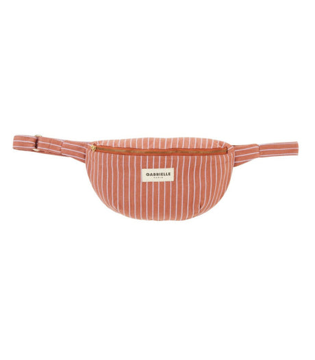 Riñonera rayures lilas gabrielle paris 1