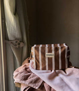 Neceser rayures noisette gabrielle paris 2