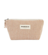 Neceser de maquillaje rayures argile gabrielle paris 1