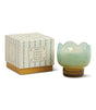Vela de cristal paddywax tulip blue and ochre 1