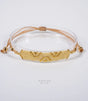 Pulsera solo long triple evil eye copper sky marine blue 1
