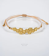 Pulsera solo honeycomb copper sky marine blue 1