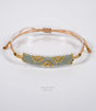 Pulsera solo long triple evil eye misty moon marine blue 1