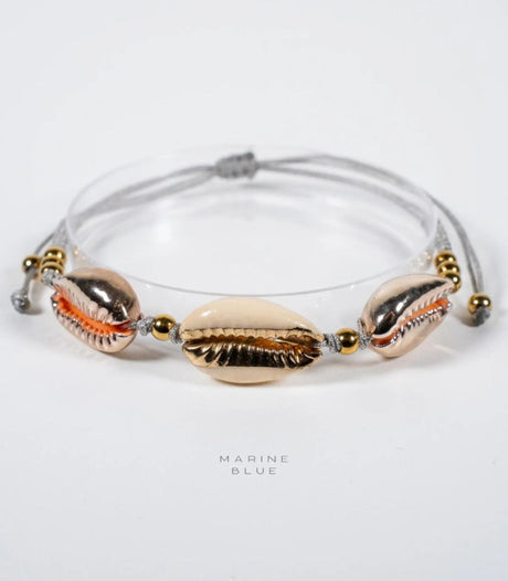Pulsera cowrie 3 misty moon marine blue 1