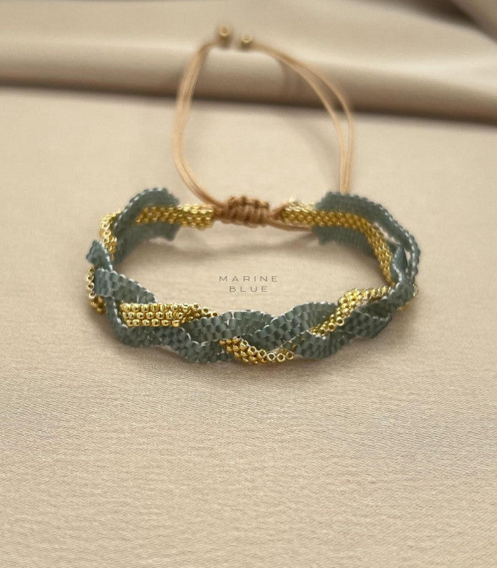 Pulsera solo waterfall misty moon marine blue 2