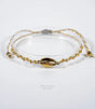 Pulsera cowrie pointed misty moon marine blue 1