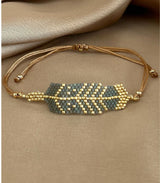 Pulsera solo feather misty moon marine blue 2