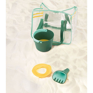 Set de playa con bolsa garden green quut 2
