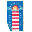 Toalla de playa faro azul 140x70 quut 1