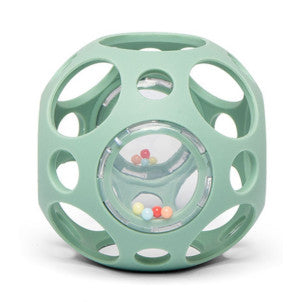 Pelota sensorial sonajero verde little l 1