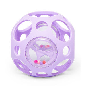Pelota sensorial sonajero lila little l 1