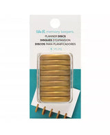 Anillas Disco Planners We R ORO 9ud-3,1cm 1