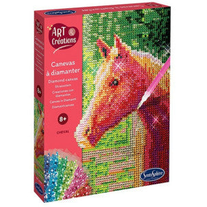 Cuadro con diamantes caballo sentosphere 2
