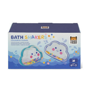 Sonajeros de baño nubes de colores tiger tribe 2