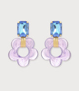 Pendiente florem strass purple julie sion 1