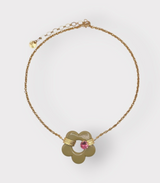 Collar florem khaki julie sion 1