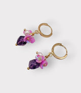 Pendiente rosarium grappe purple julie sion 1