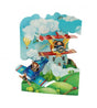 Tarjeta 3D, POSTAL SWING AVIONETAS 1