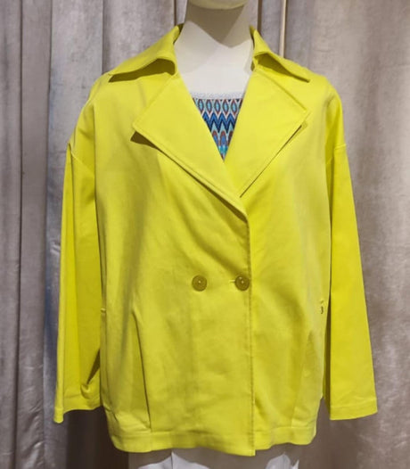 Chaqueta corta algodon pistacho gus 1