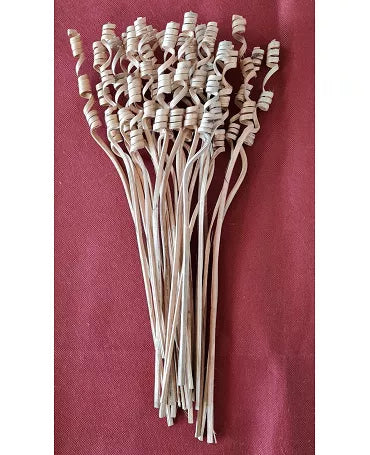 Madera caña encaracolada Beig 6 ud 1