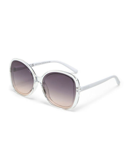 Gafas de sol okkia anna transparent white black lens 2