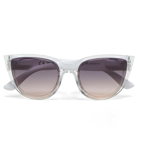 Gafas de sol okkia silvia transparent white black lens 1