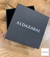 Pendiente cristal lucia negro aldazabal joyas 2