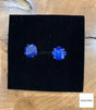 Pendiente cristal lucia azul denim aldazabal joyas 1