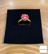 Anillo cristal lucia fucsia aldazabal joyas 1
