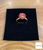 Anillo cristal lucia fucsia aldazabal joyas 1