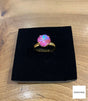 Anillo cristal lucia rosa irisado aldazabal joyas 1