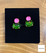 Pendiente cristal laura menta aldazabal joyas 1
