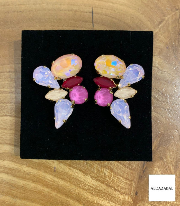 Pendiente cristal naia nude aldazabal joyas 1