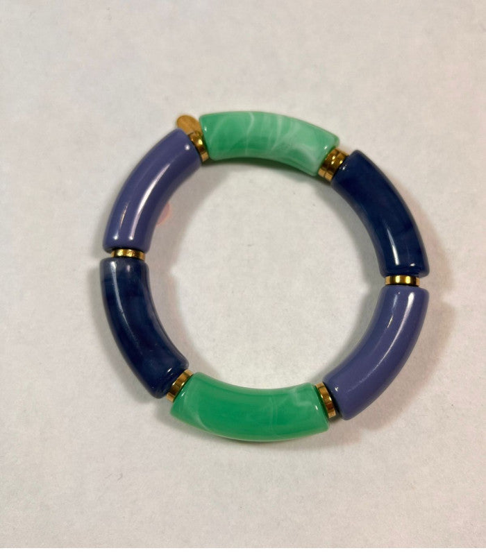 Pulsera azul menta miss pompon 1