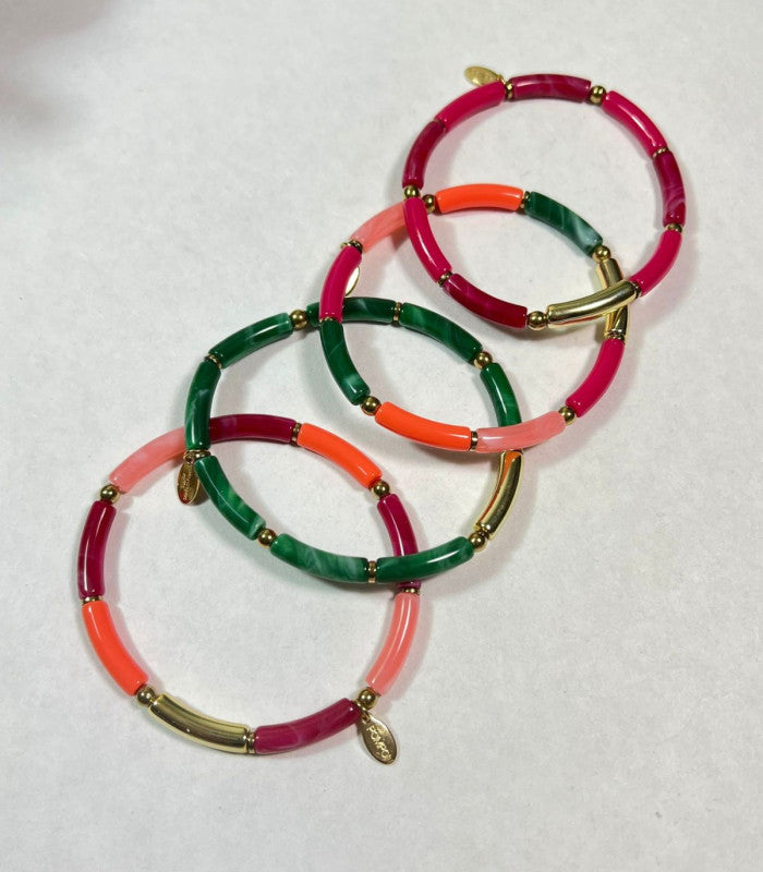 Pack pulseras buganvilla miss pompon 1