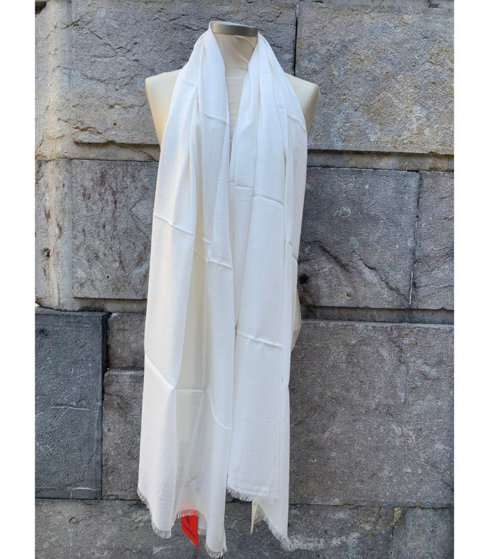 Fular plain blanco palombina 1