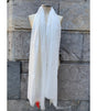 Fular plain blanco palombina 1