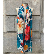 Fular clara bordado multicolor palombina 1