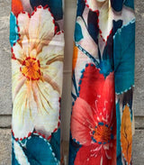 Fular clara bordado multicolor palombina 2