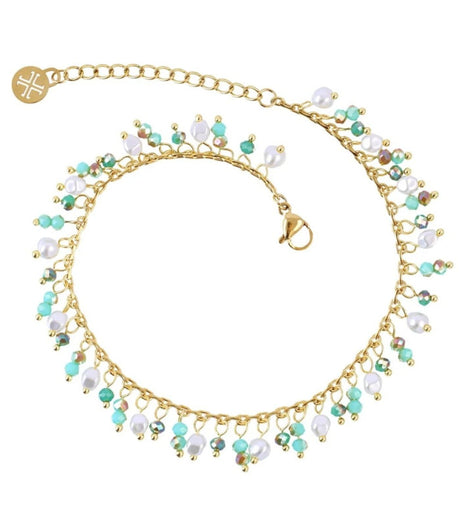 Tobillera floria turquesa anartxy 1