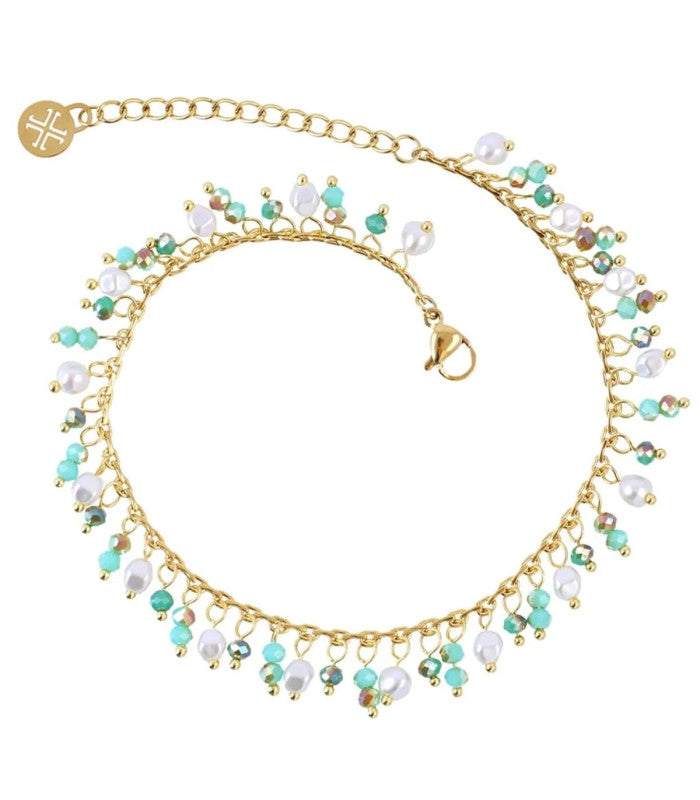 Tobillera floria turquesa anartxy 1